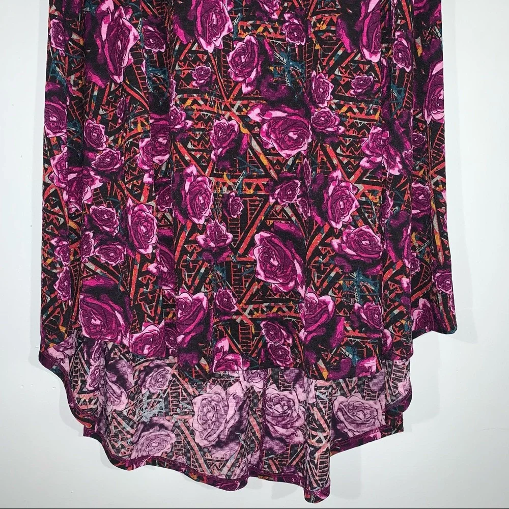 LuLaRoe size Small high low hem short sleeve dress - Picture 5 of 8